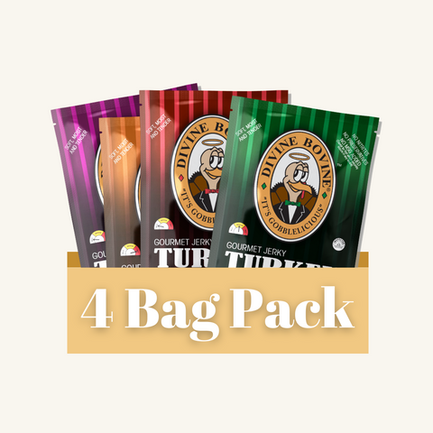 Turkey Jerky Pack (includes 4 bags)