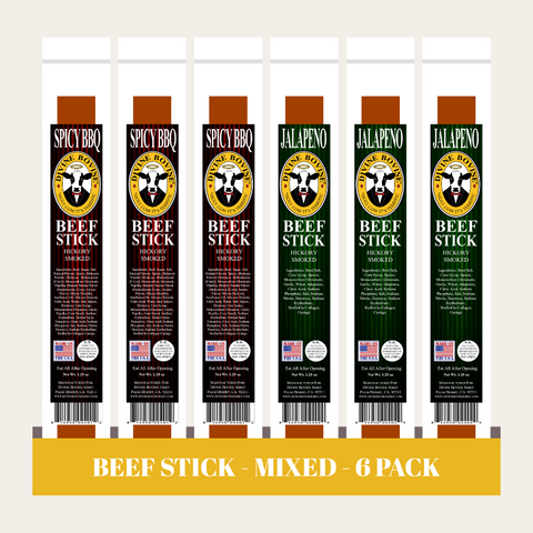 Beef Sticks - MIXED - 6 PACK