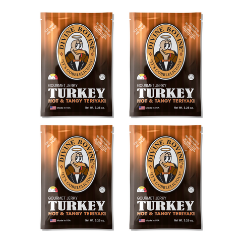 Hot & Tangy Teriyaki Turkey Jerky Multipack