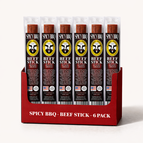 Spicy BBQ Beef Stick - 6 PACK