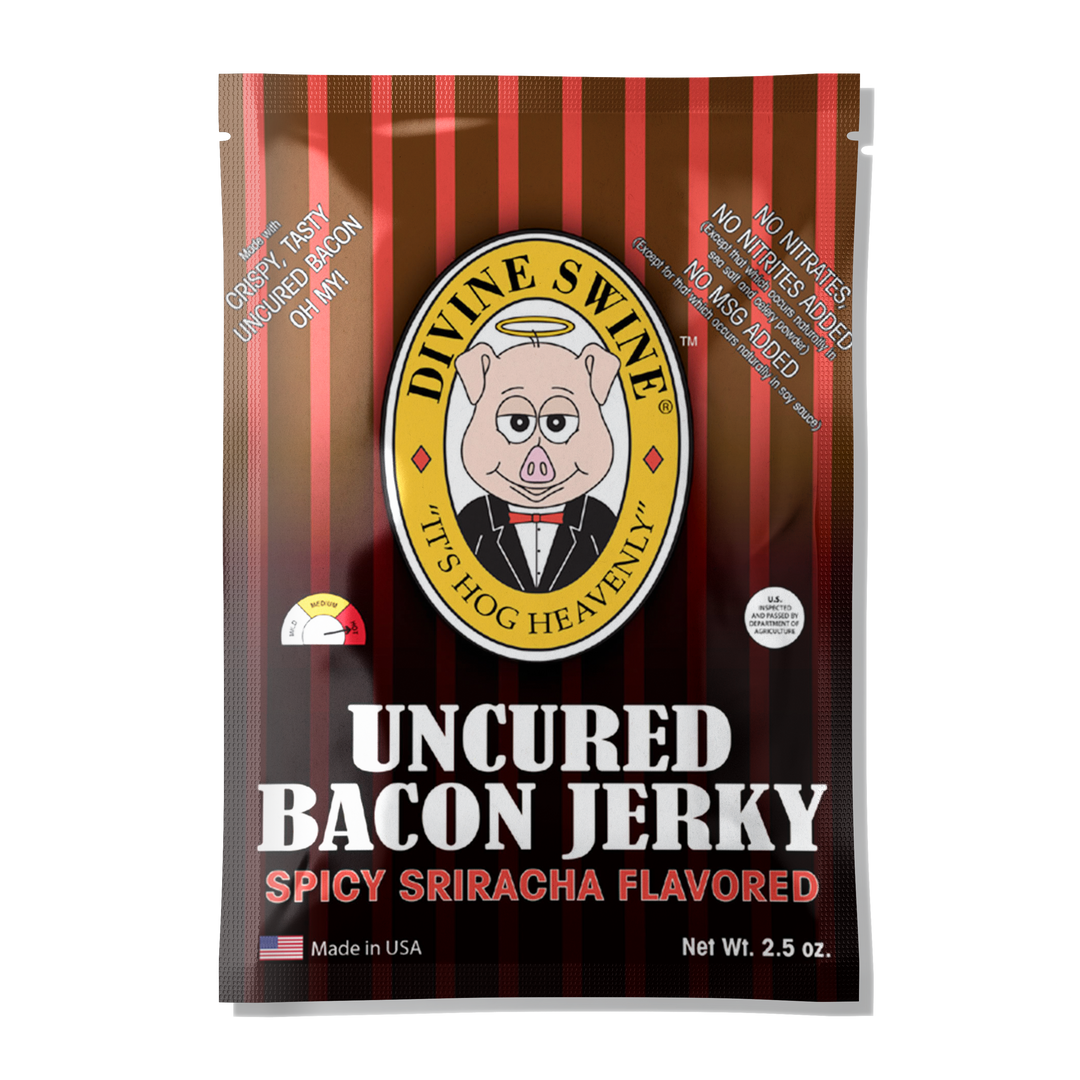 Bacon (Spicy Sriracha) Divine Bovine Jerky